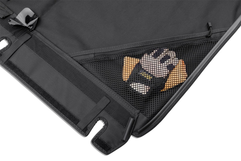 Jeep Wrangler TJ Soft Top - Rugged Ridge - Complete w/Half Frame, Tinted Windows, Black Diamond Fabric - Black - `97-`06